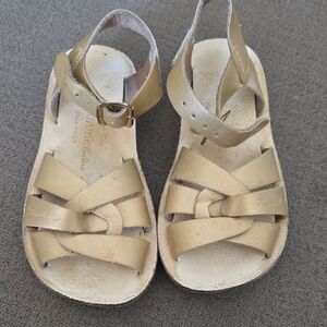 Sun Sans Gold Sandals *see Size Details